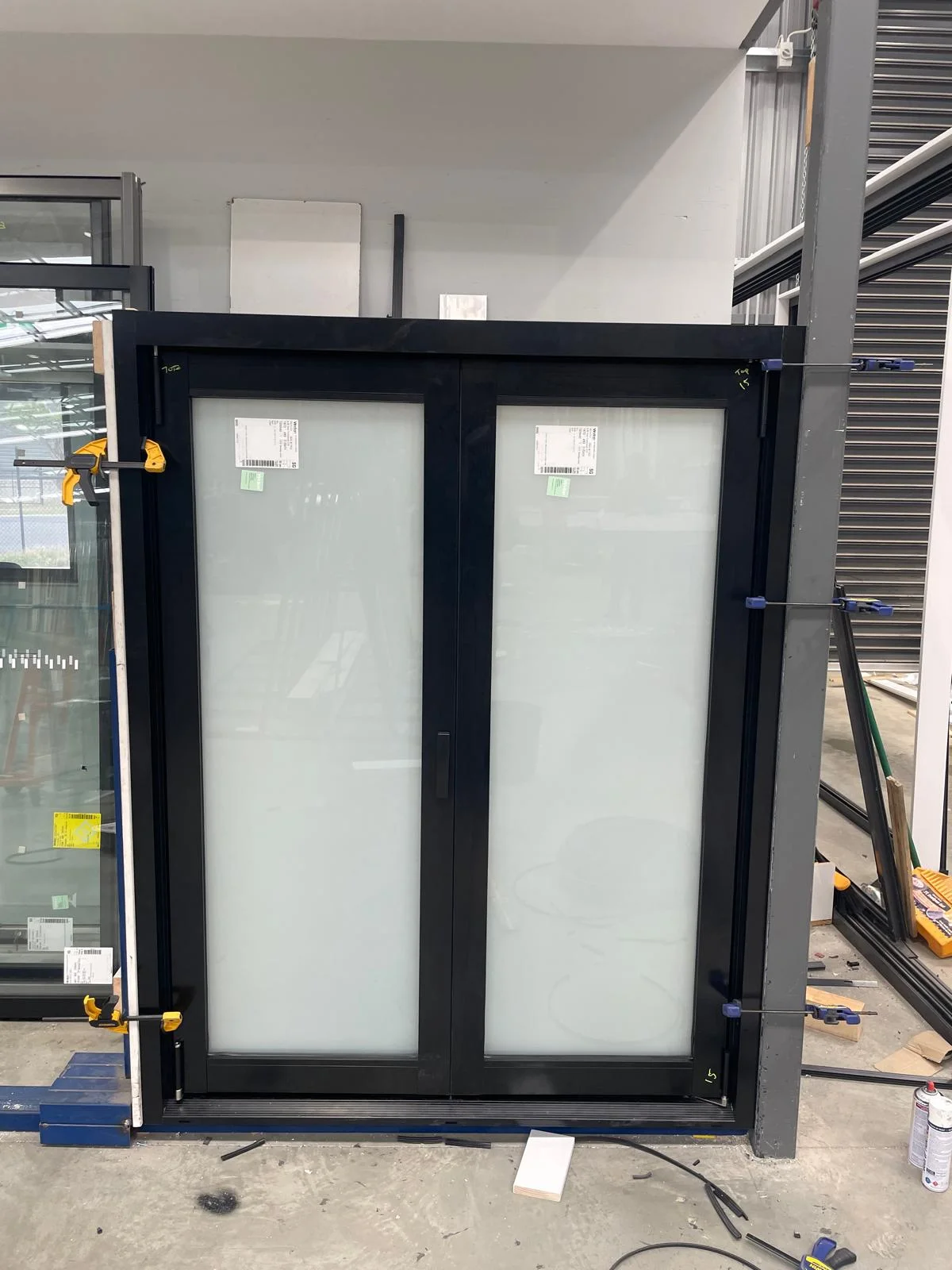 Prayer room bifold window in pruduction